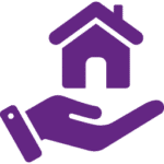 Property Income Icon Purple